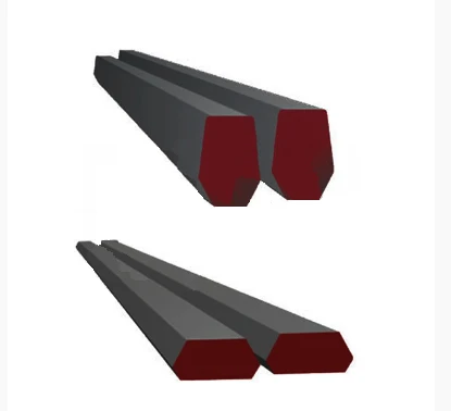Grouser Wear Bars μήκους 3m από ανθρακούχο χάλυβα Θερμικά επεξεργασμένες